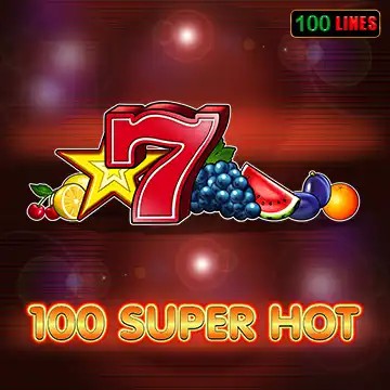 100 Super Hot online game logo by Amusnet Interactive on rabonacasino-gr.com.gr