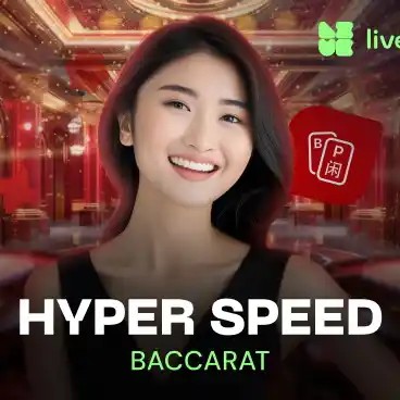 Hyper Speed Baccarat by Evolution, showcased at rabonacasino-gr.com.gr – game logo