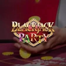 Blackjack Party logo by Evolution at Rabona Casino