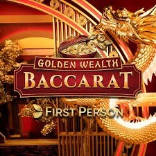 Golden Wealth Baccarat game by Evolution – logo hosted on Rabona Casino