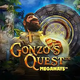 Gonzo’s Quest Megaways slot logo by Red Tiger Gaming at Rabona Casino