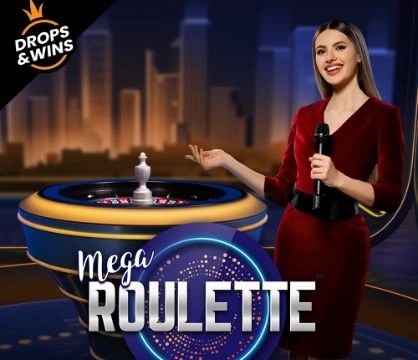 Mega Roulette logo by Pragmatic Play Rabona Casino