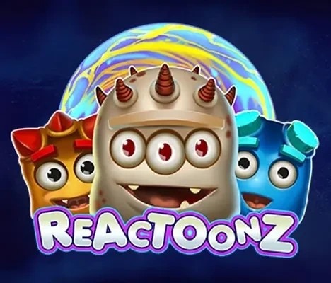 Reactoonz logo – Slots by Play'n GO at Rabona Casino