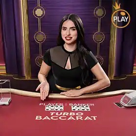 Turbo Baccarat logo by Pragmatic Play at Rabona Casino